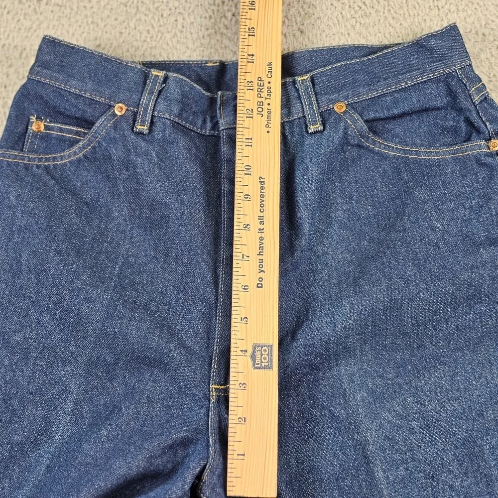 Lee Riders Jeans Womens 16 Medium Blue Straight Leg High Rise Made In USA‎ 32x32